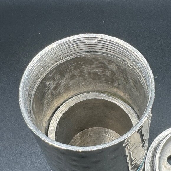 Emanuel - Tzedaka Box - Hammered with Rainbow Stripes - Picture 7 of 9